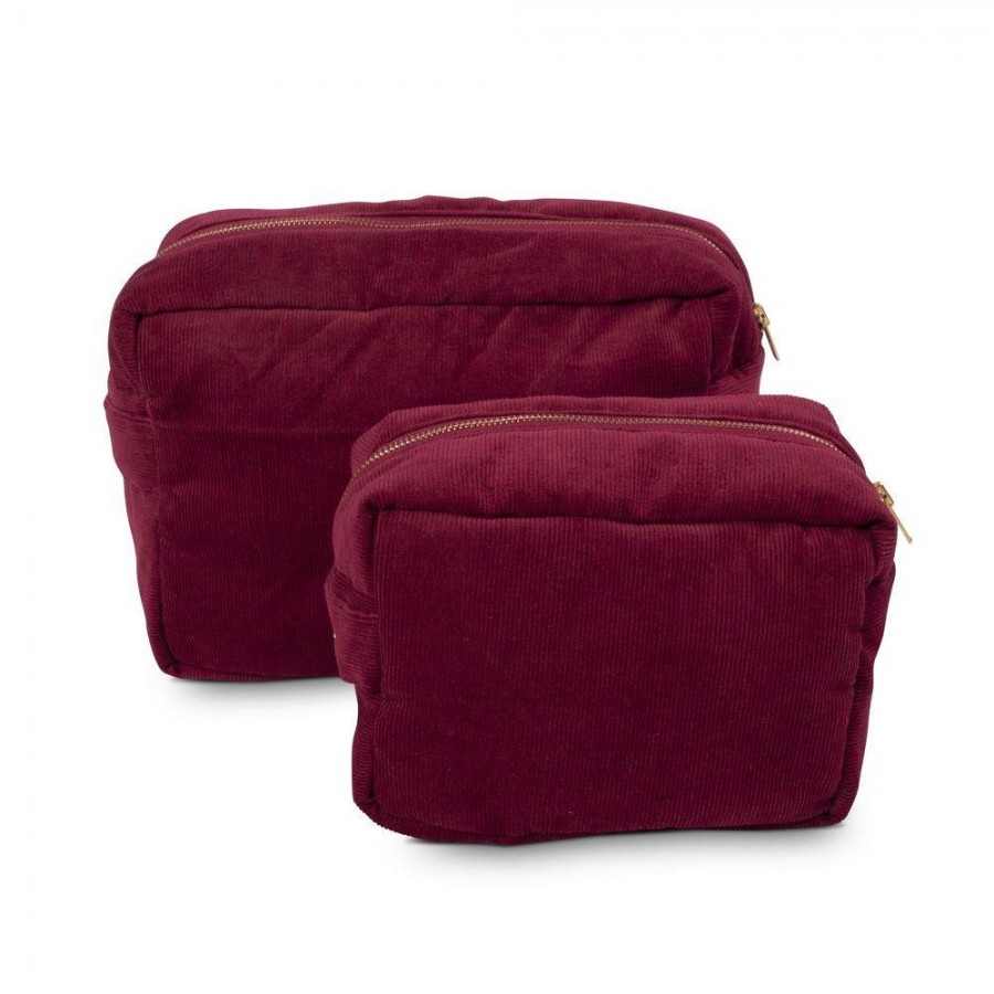  Filibabba - Kosmetyczka mała Sztruks Deeply Red - Esy Floresy 