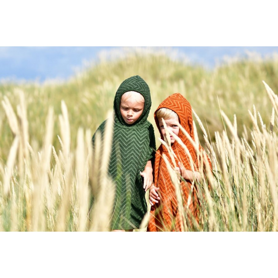 Filibabba - Poncho Zigzag Rust - Esy Floresy 