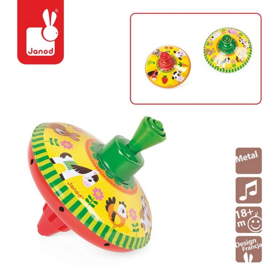 Janod - Bączek metalowy Farma Zielony - Esy Floresy 