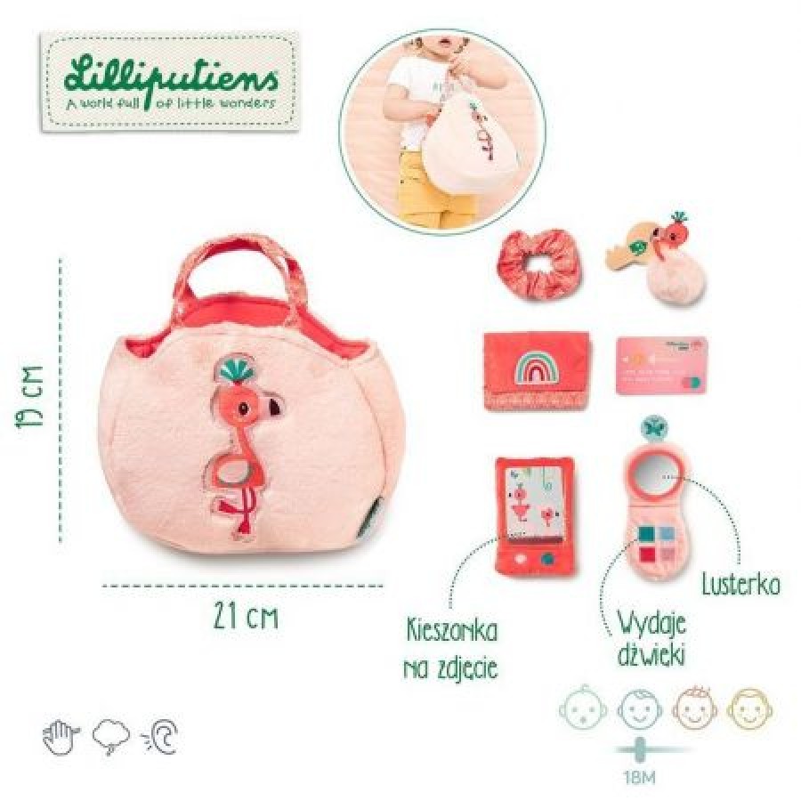 LILLIPUTIENS - Torebka z 6 akcesoriami Flaming Anais 18 m+ - Esy Floresy 