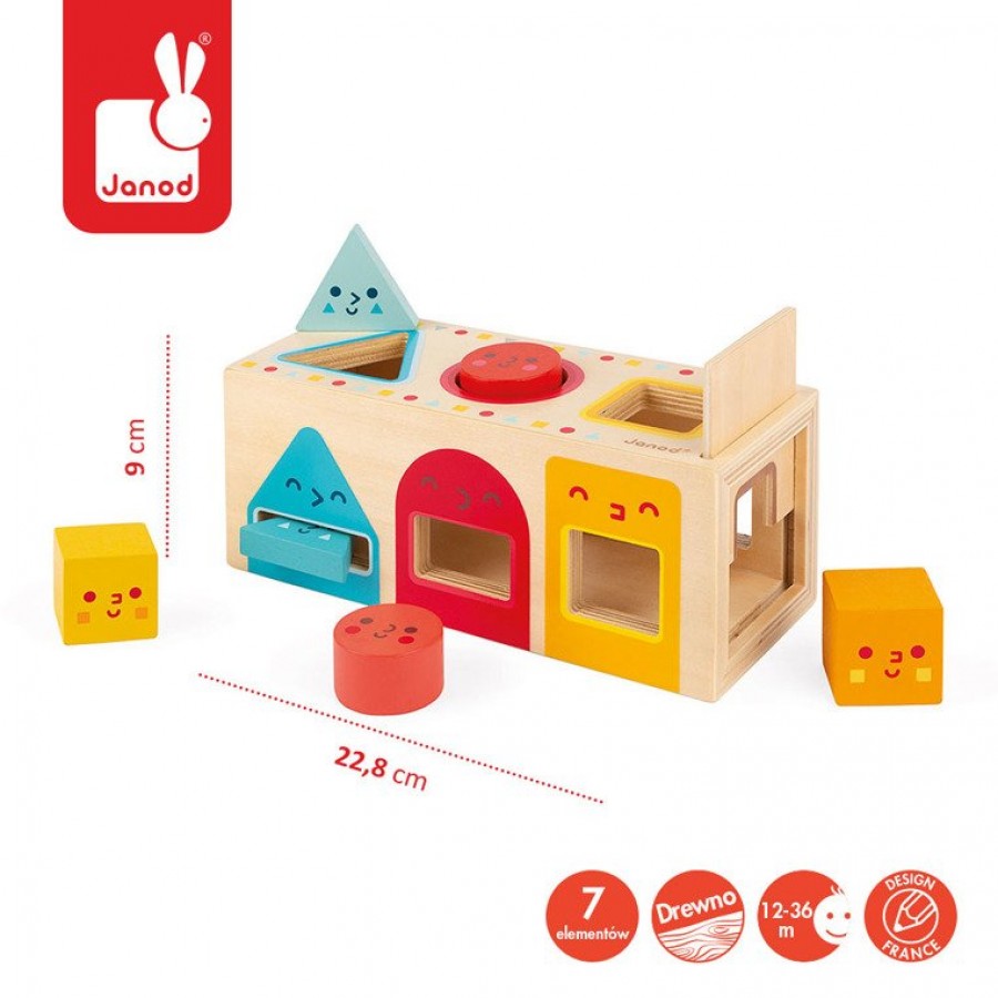 Janod - Sorter figur geometrycznych - Esy Floresy 