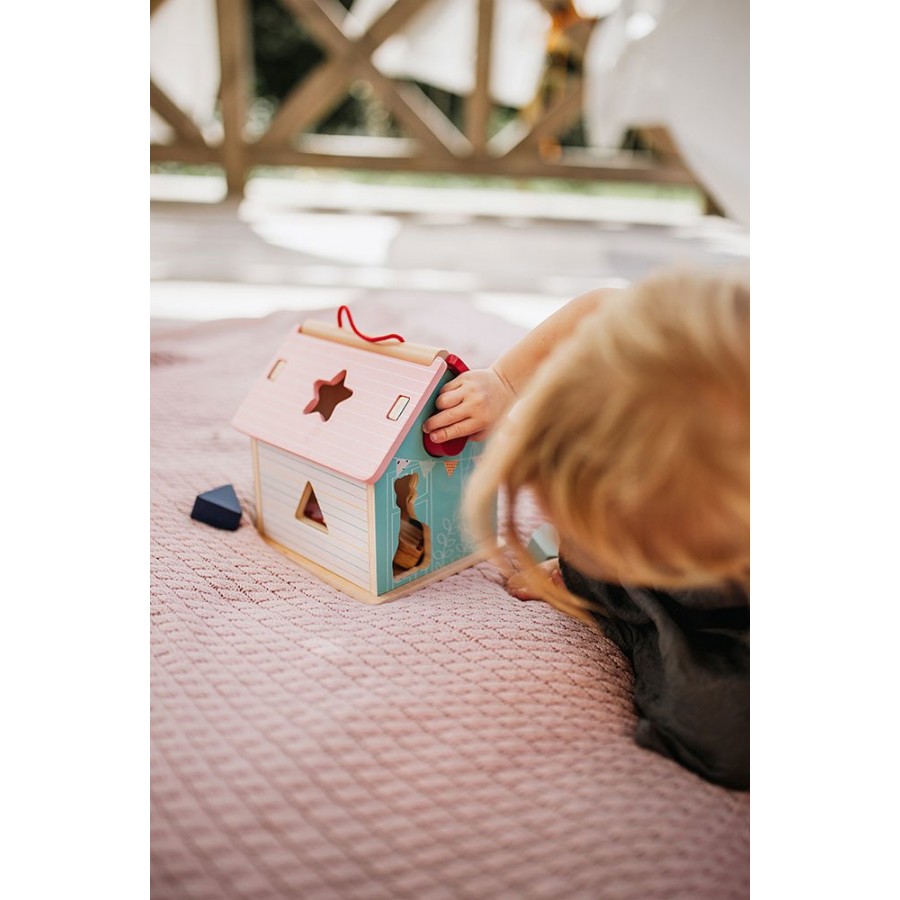 Janod - Sorter kształtów domek Żyrafka Sophie - Esy Floresy 