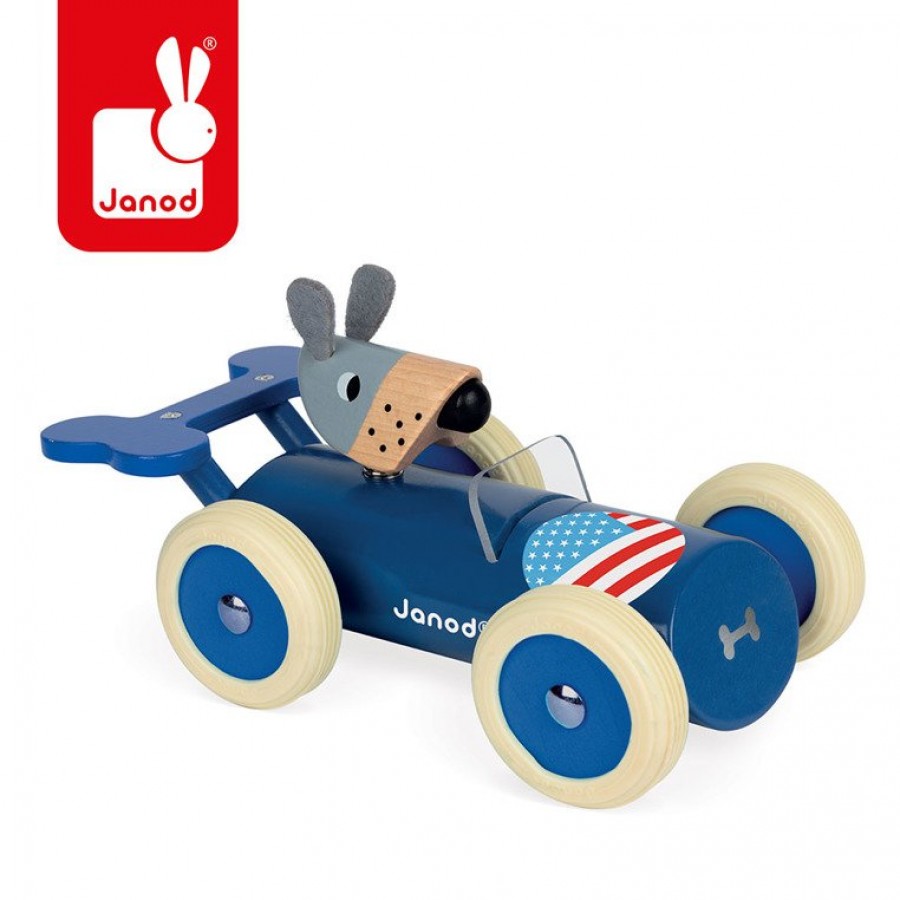 Janod - Drewniany samochód w stylu retro Spirit Steve - Esy Floresy 