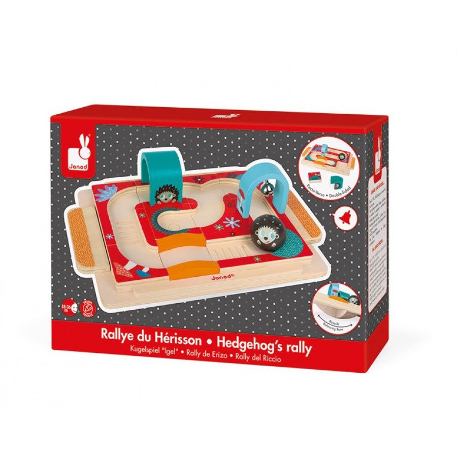 Janod - Układanka-tor dla kuli Jeżyk - Esy Floresy 