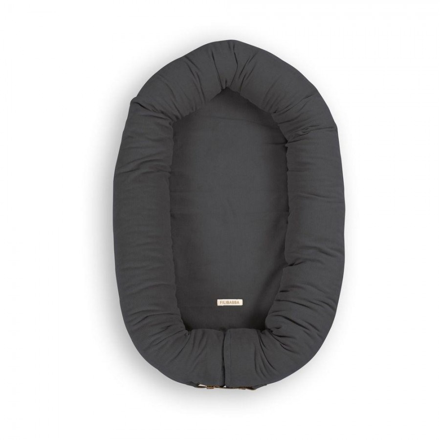 Filibabba - Gniazdko niemowlęce Sztruks Stone grey - Esy Floresy 