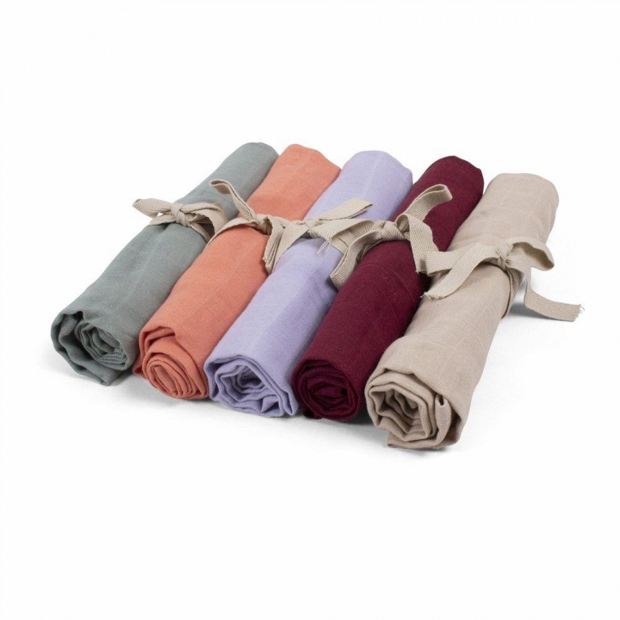 Filibabba - Pieluszka muślinowa 65 x 65 cm Deeply red - Esy Floresy 