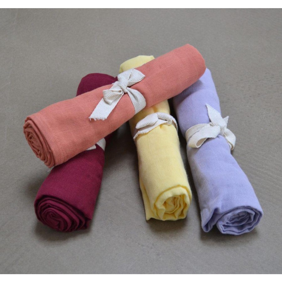 Filibabba - Pieluszka muślinowa 65 x 65 cm Deeply red - Esy Floresy 