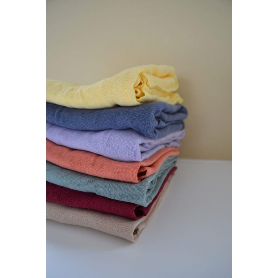 Filibabba - Pieluszka muślinowa 65 x 65 cm Pale banana - Esy Floresy 