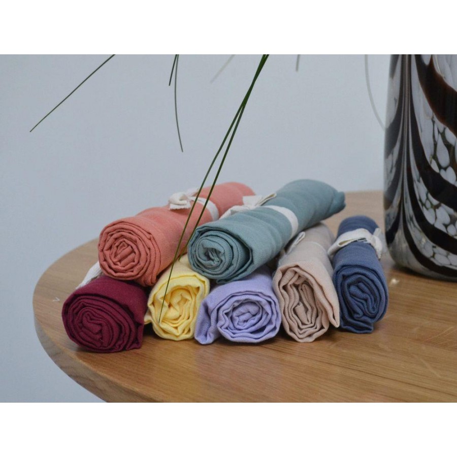 Filibabba - Pieluszka muślinowa 65 x 65 cm Muddly blue - Esy Floresy 