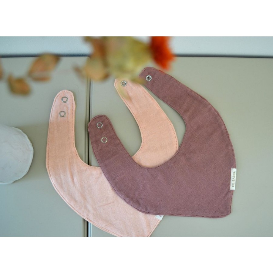 Filibabba Śliniak muślinowy Peach - Esy Floresy 