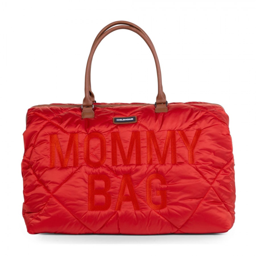 Childhome - Torba Mommy Bag Pikowana Czerwona - Esy Floresy 