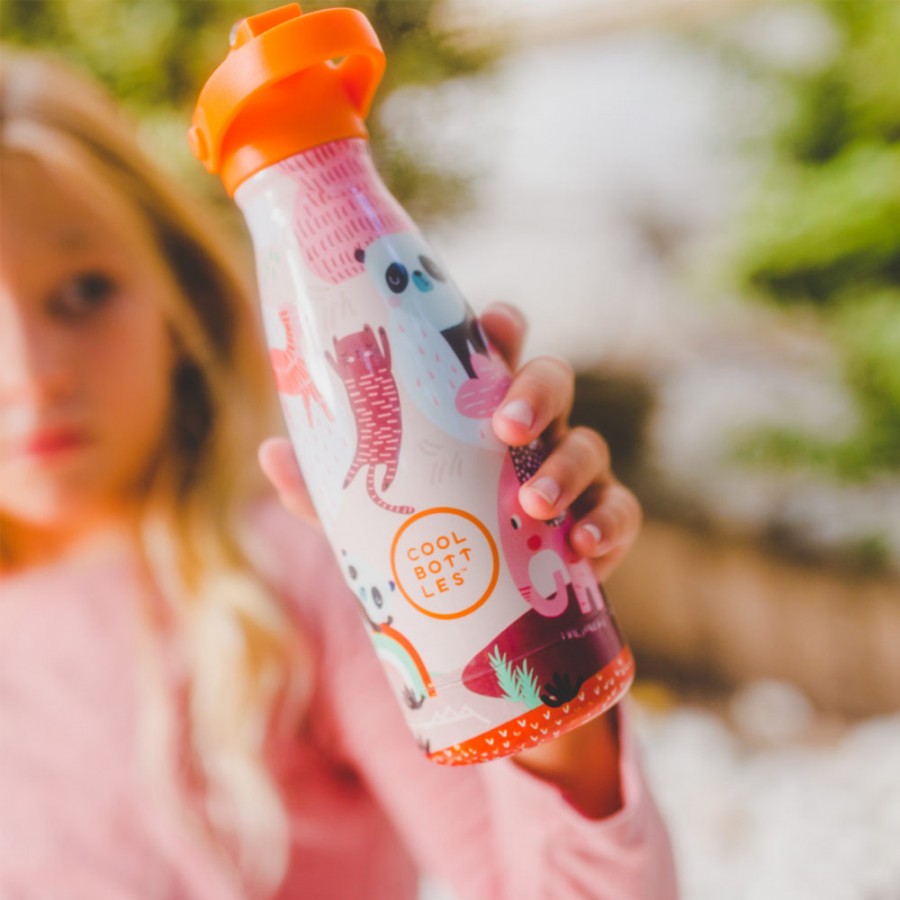 Cool Bottles Butelka termiczna Kids 260 ml Triple cool Panda gang - Esy Floresy 