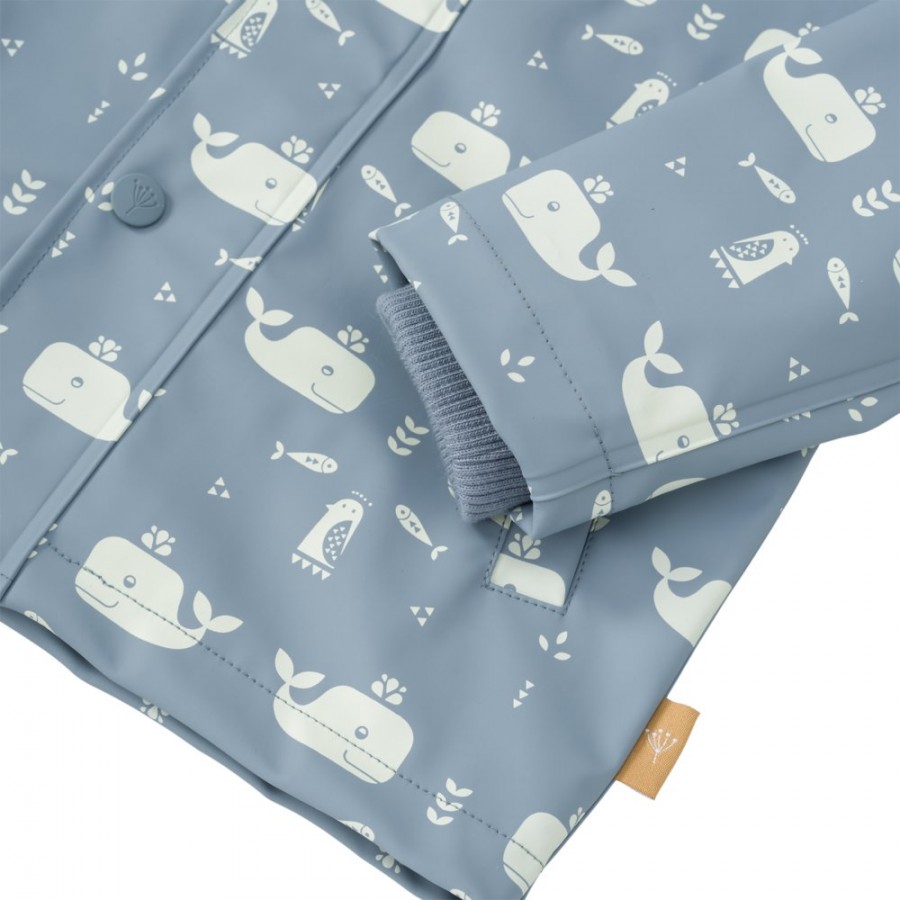 Fresk Kurtka przeciwdeszczowa 92 cm (2 lata) Wieloryb Blue fog - Esy Floresy 