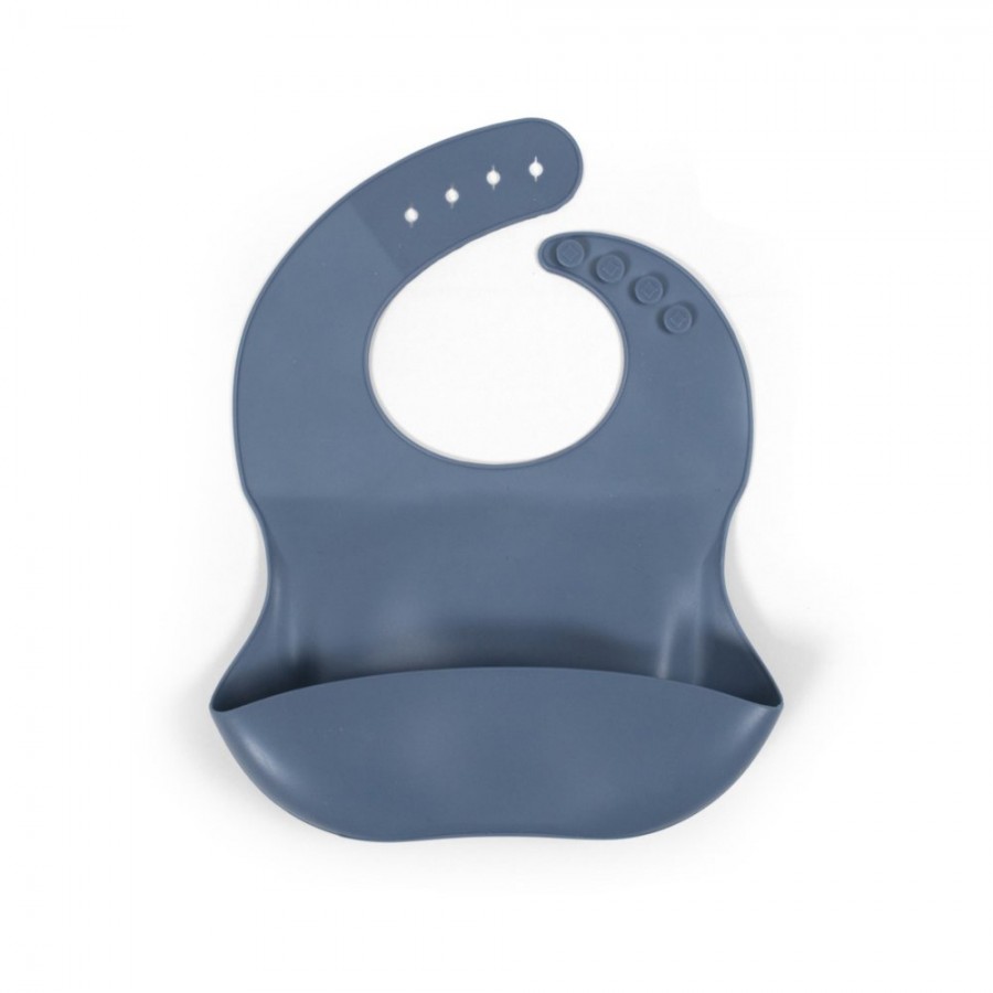 Filibabba Śliniak silikonowy z kieszonką Muddly blue - Esy Floresy 