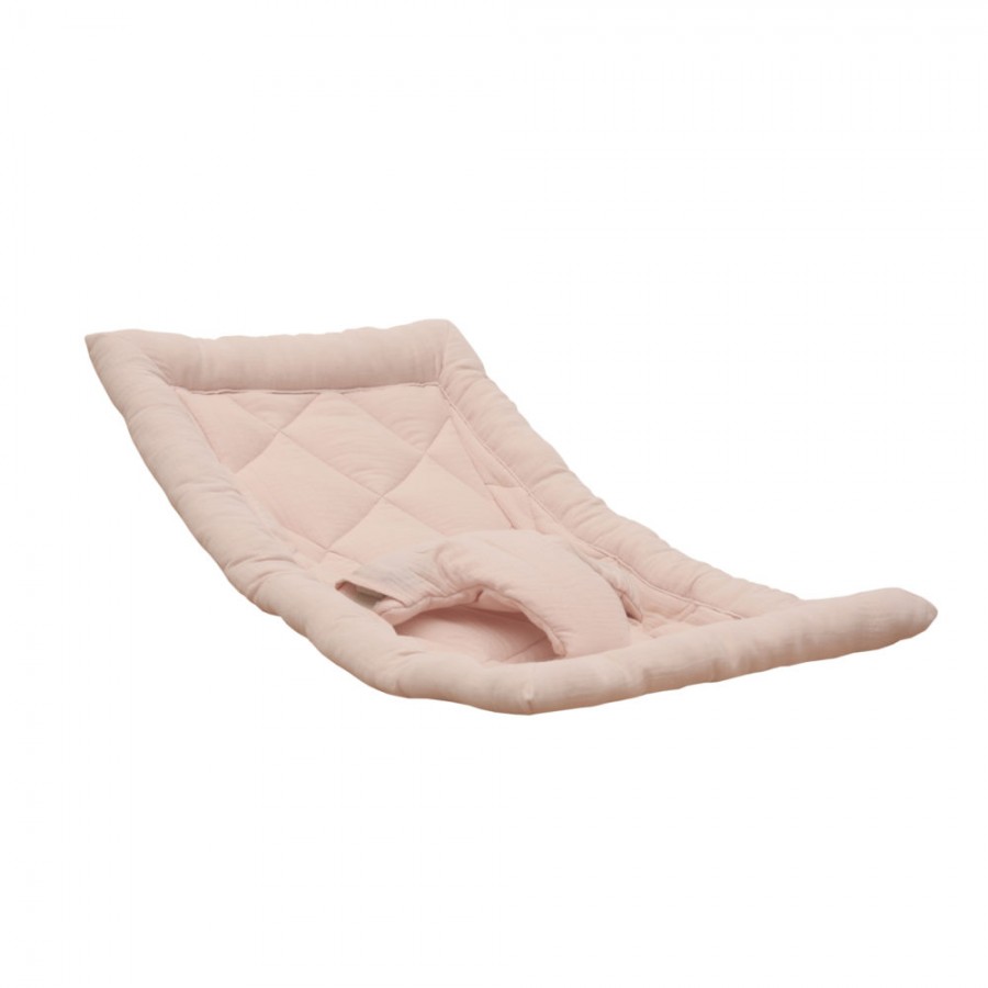 Charlie Crane Leżaczek Levo orzech włoski Organic Nude pink - Esy Floresy 