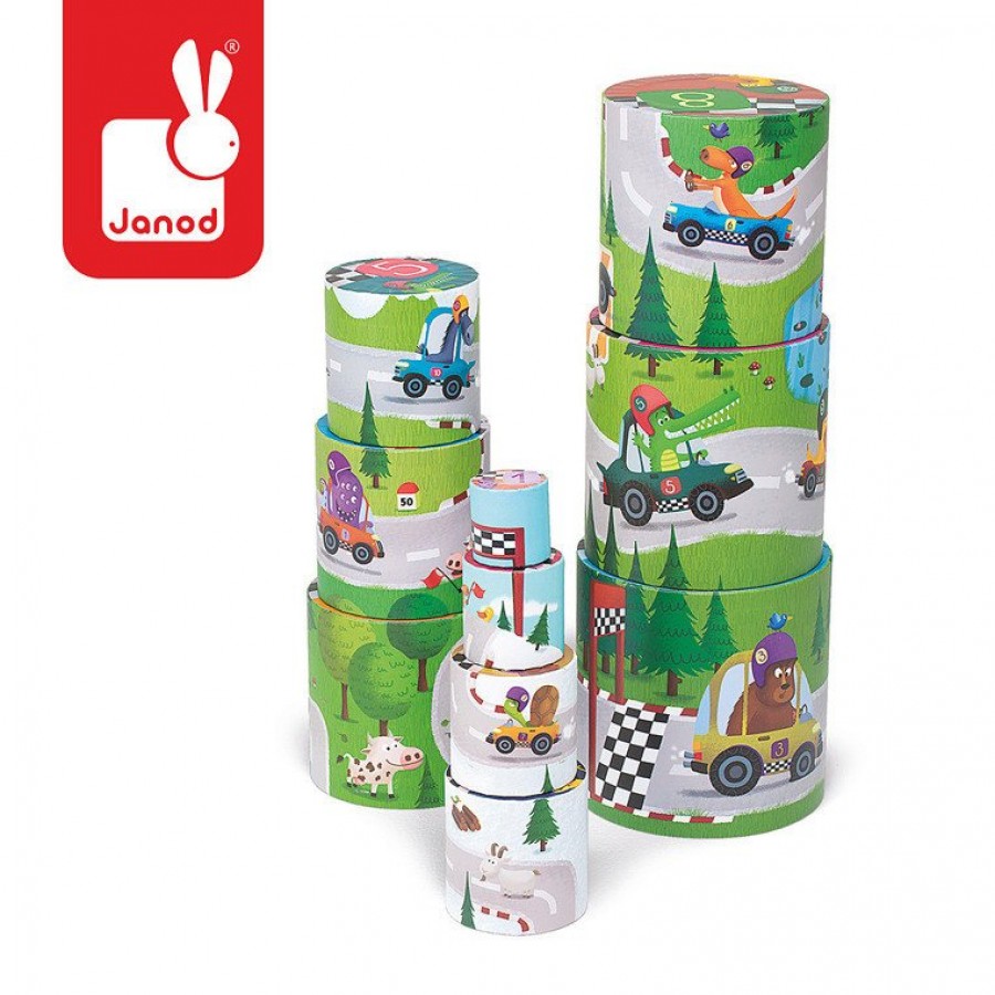 Janod - Piramida wieża 10 kostek Wyścig - Esy Floresy 