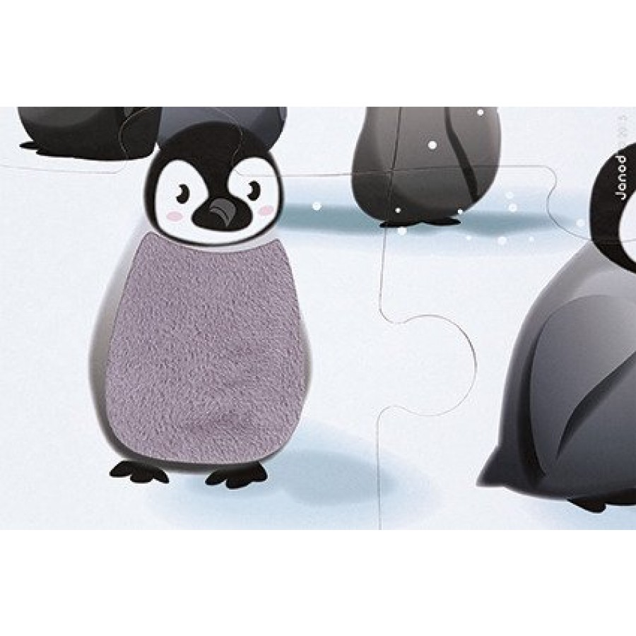 Janod - Puzzle sensoryczne 20 elementów Lodowa kraina - Esy Floresy 