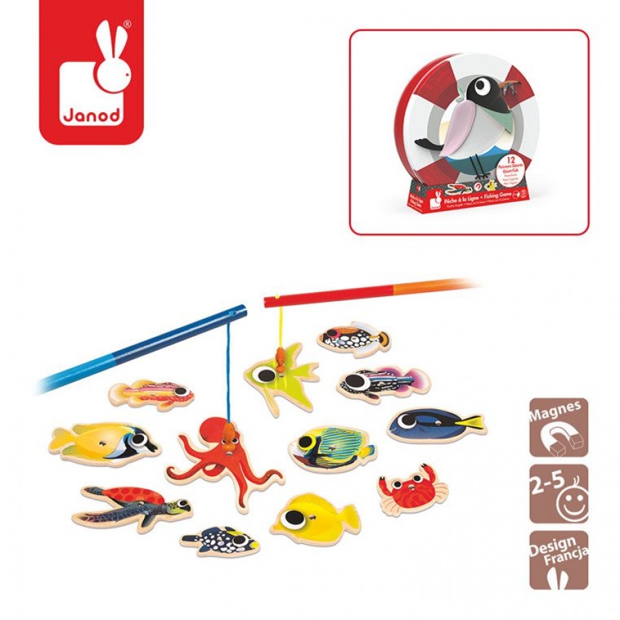 Janod - Zestaw do łowienia magnetyczny Ocean - Esy Floresy 