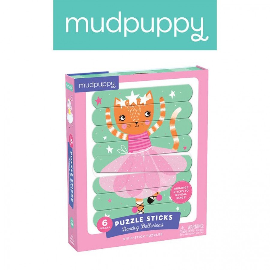 Mudpuppy - Puzzle Patyczki Tańczące baletnice 24 elementy 3+ - Esy Floresy 
