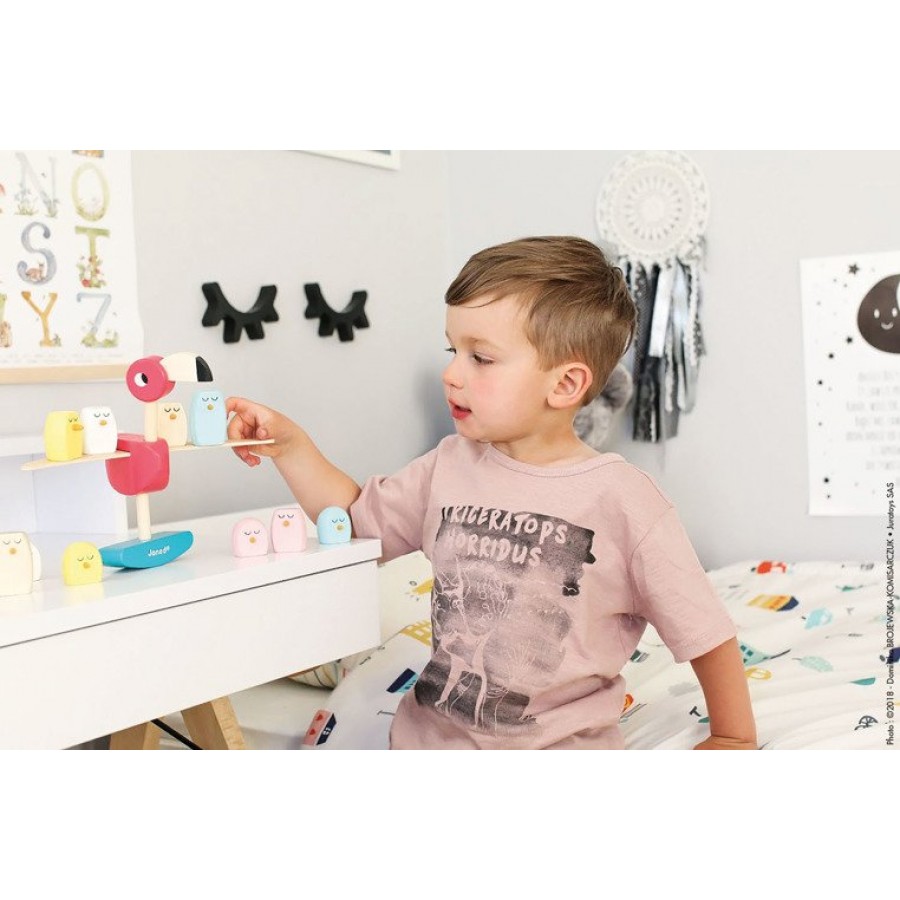 Janod - Gra balansowa drewniana Flamingi - Esy Floresy 