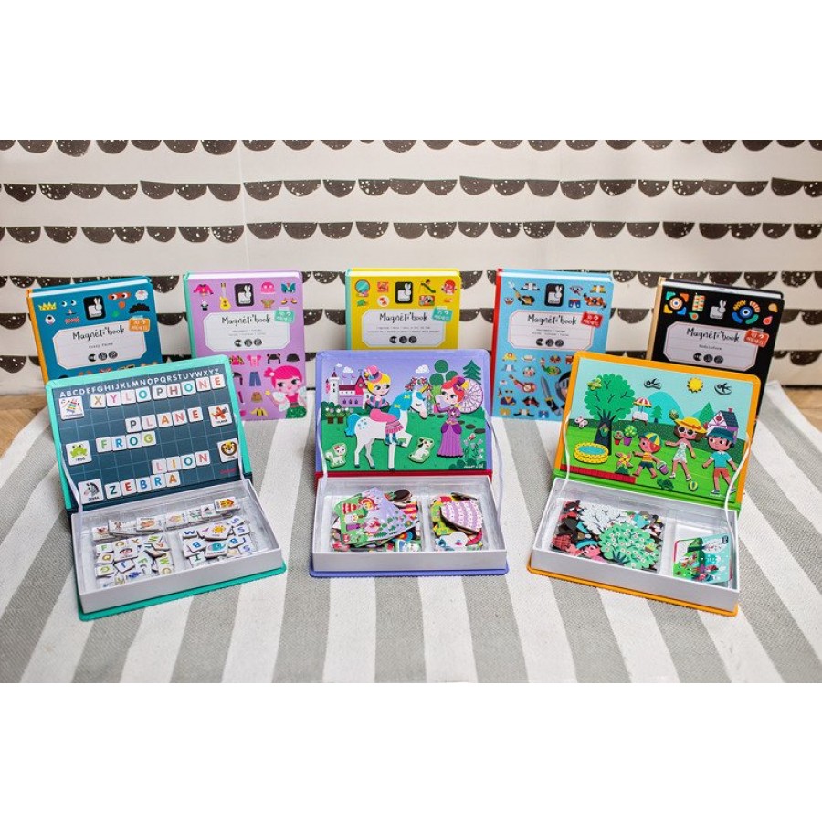 Janod - Magnetyczna układanka 4 pory roku Magnetibook - Esy Floresy 