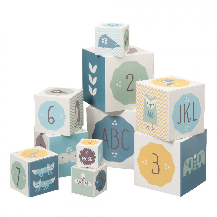 Fresk - Piramida edukacyjna Alfabet i Cyfry Blue - Esy Floresy 