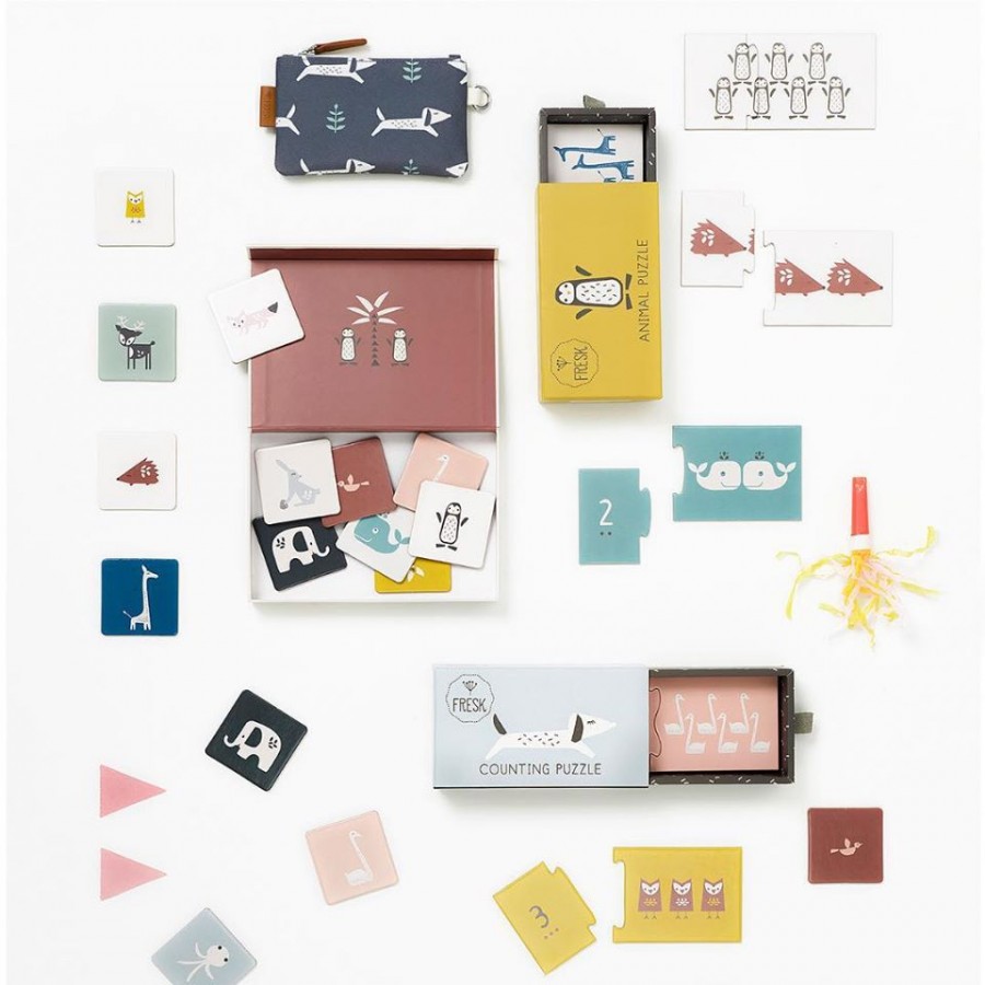  Fresk - Puzzle do nauki liczenia - Esy Floresy 