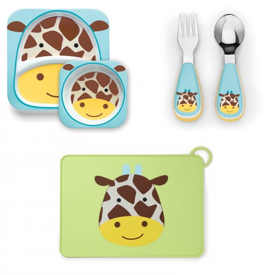 Skip Hop -  Zestaw jedzeniowy Zoo Żyrafa - Esy Floresy 