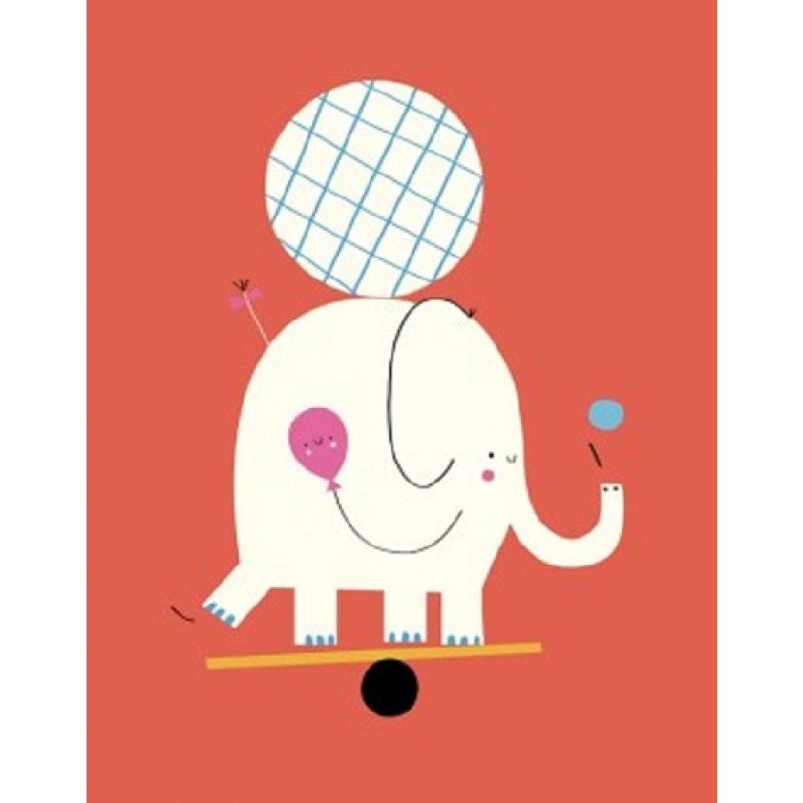 BuBu Studio Plakat - Słonik - Esy Floresy 