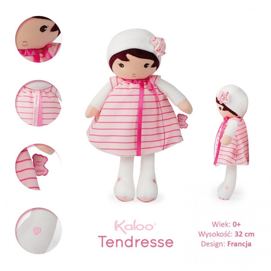 Kaloo Lalka Rose 32 cm w pudełku kolekcja Tendresse - Esy Floresy 