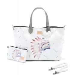 La Millou - Torba Medium z saszetką - Navaho Quartz Bright - Premium by Katarzyna Zielińska | Esy Floresy