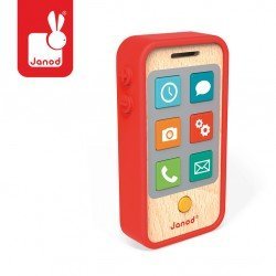 Janod - Telefon drewniany z dźwiękami | Esy Floresy