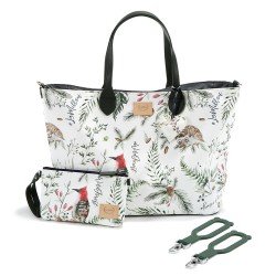La Millou - Torba Large z Saszetką - Forest - Premium by Katarzyna Zielińska | Esy Floresy