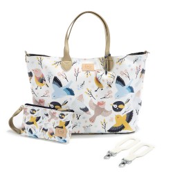 La Millou - Torba Medium z saszetką - Cute Birds - Premium by Katarzyna Zielińska | Esy Floresy