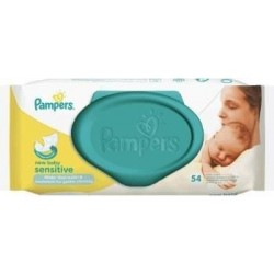 PAMPERS NEW BABY SENSITIVE Chusteczki - 54 szt. | Esy Floresy