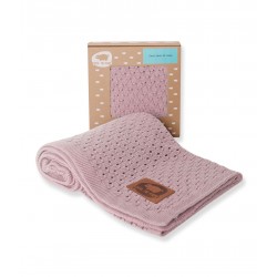 Pink no more -  Kocyk dziany - Pinky Dust . | Esy Floresy