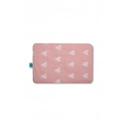 Pink no more - Poduszka muślinowa - serce róż . | Esy Floresy