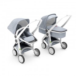 Greentom - Zestaw A+B+C+D white-grey | Esy Floresy