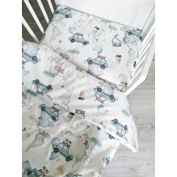 ZuMiZou - Komplet pościeli junior 100x135/40x60 dookoła świata .  | Esy Floresy