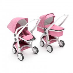 Greentom - Zestaw A+B+C+D white-pink | Esy Floresy