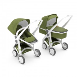 Greentom - Zestaw A+B+C+D white - olive | Esy Floresy