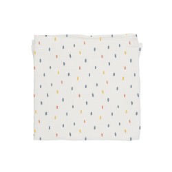 Baby Bites - Pieluszka muślinowa 120 x 120 cm Sea Snail White | Esy Floresy