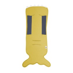 Baby Bites - Wkładka do wózka z bawełny organicznej Fish Tail Mustard | Esy Floresy