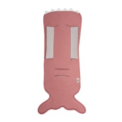 Baby Bites - Wkładka do wózka z bawełny organicznej Fish Tail Pink | Esy Floresy