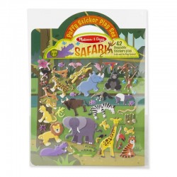 MELISSA & DOUG Naklejki wielorazowe, wypukłe - SAFARI | Esy Floresy