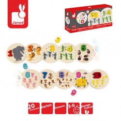 Janod - Puzzle Uczę się liczyć | Esy Floresy