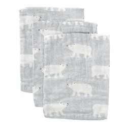 Fresk - Myjki zestaw 3 szt. Miś polarny | Esy Floresy