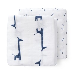 Fresk - Pieluszki muślinowe zestaw 2 szt. 70 x 60 cm Żyrafa | Esy Floresy