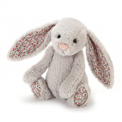 Jellycat - Króliczek szary z kolorowymi uszami 31 cm | Esy Floresy