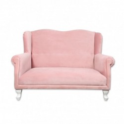 Bon Bon Kids - Kanapa Tapicerowana uszak mini Pudrowy Róż | Esy Floresy